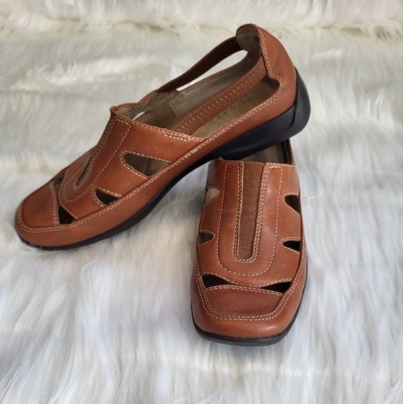 Apostrophe Shoes - Apostrophe Leather Slip On Shoes